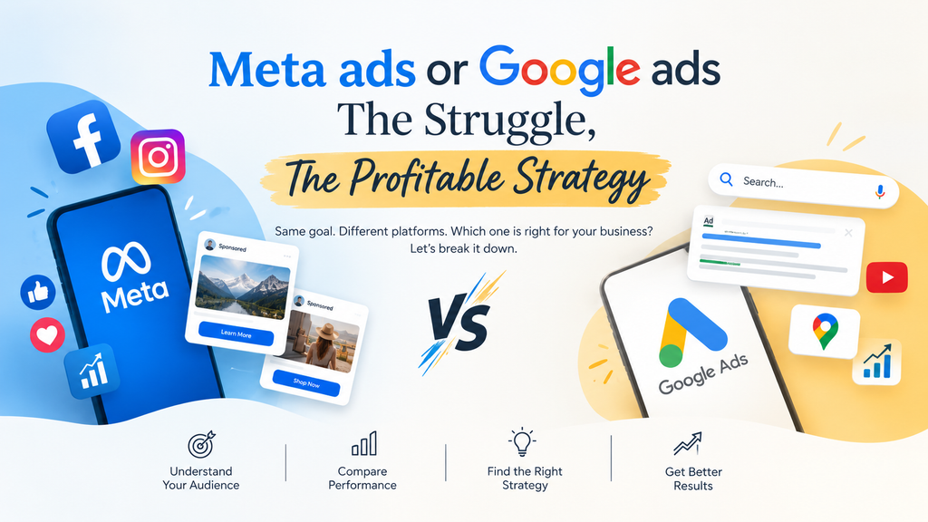 Meta ads or google ads the struggle profitable strategy